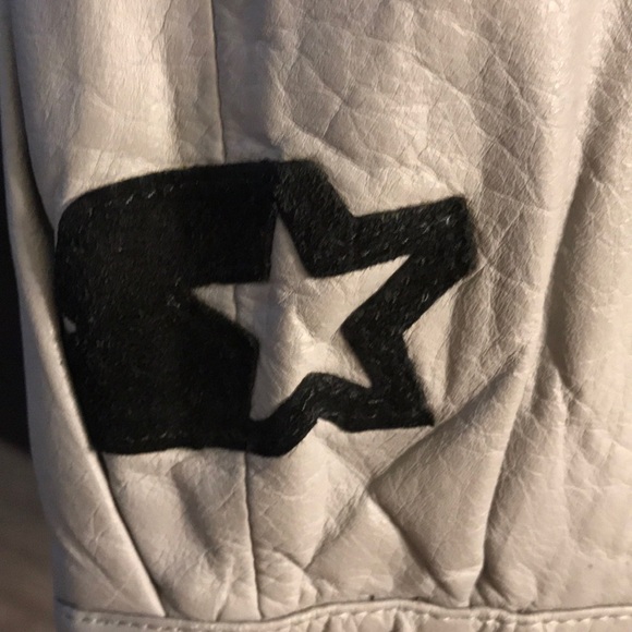 Vintage NFL Raiders Starter Jacket - 100% Leather - Picture 4 of 8